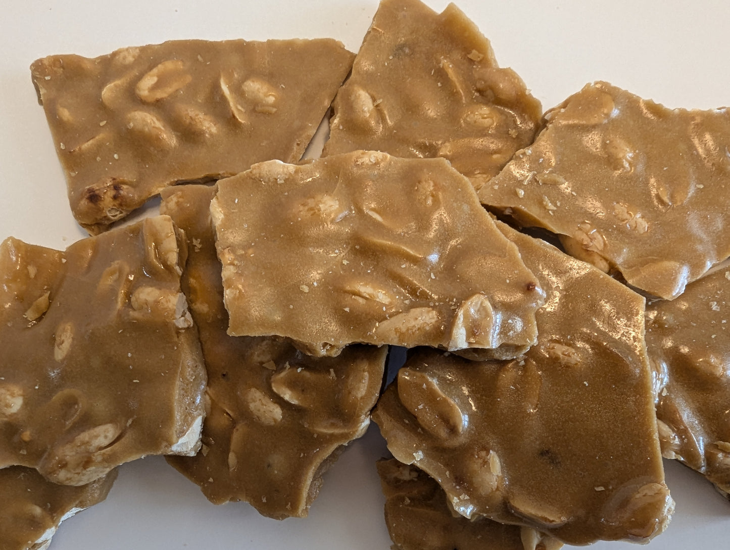 Homemade Peanut Brittle, Grandma's Recipe 1/2 lb bag