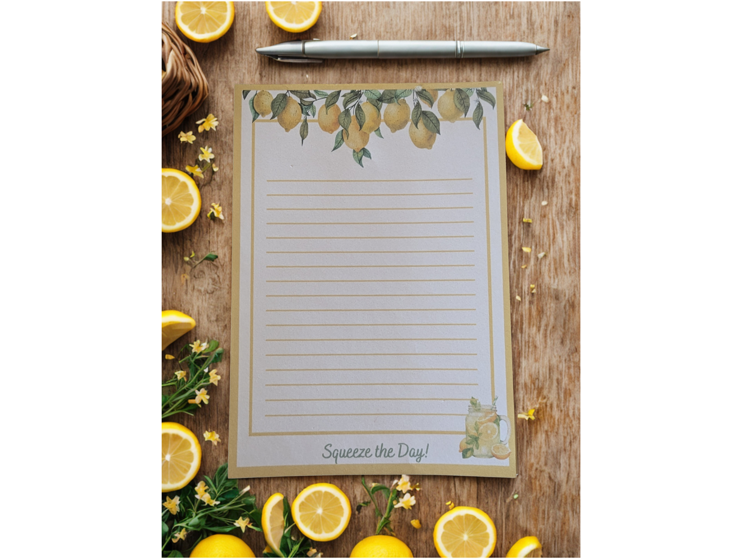 Squeeze the Day- 5x7- Notepad
