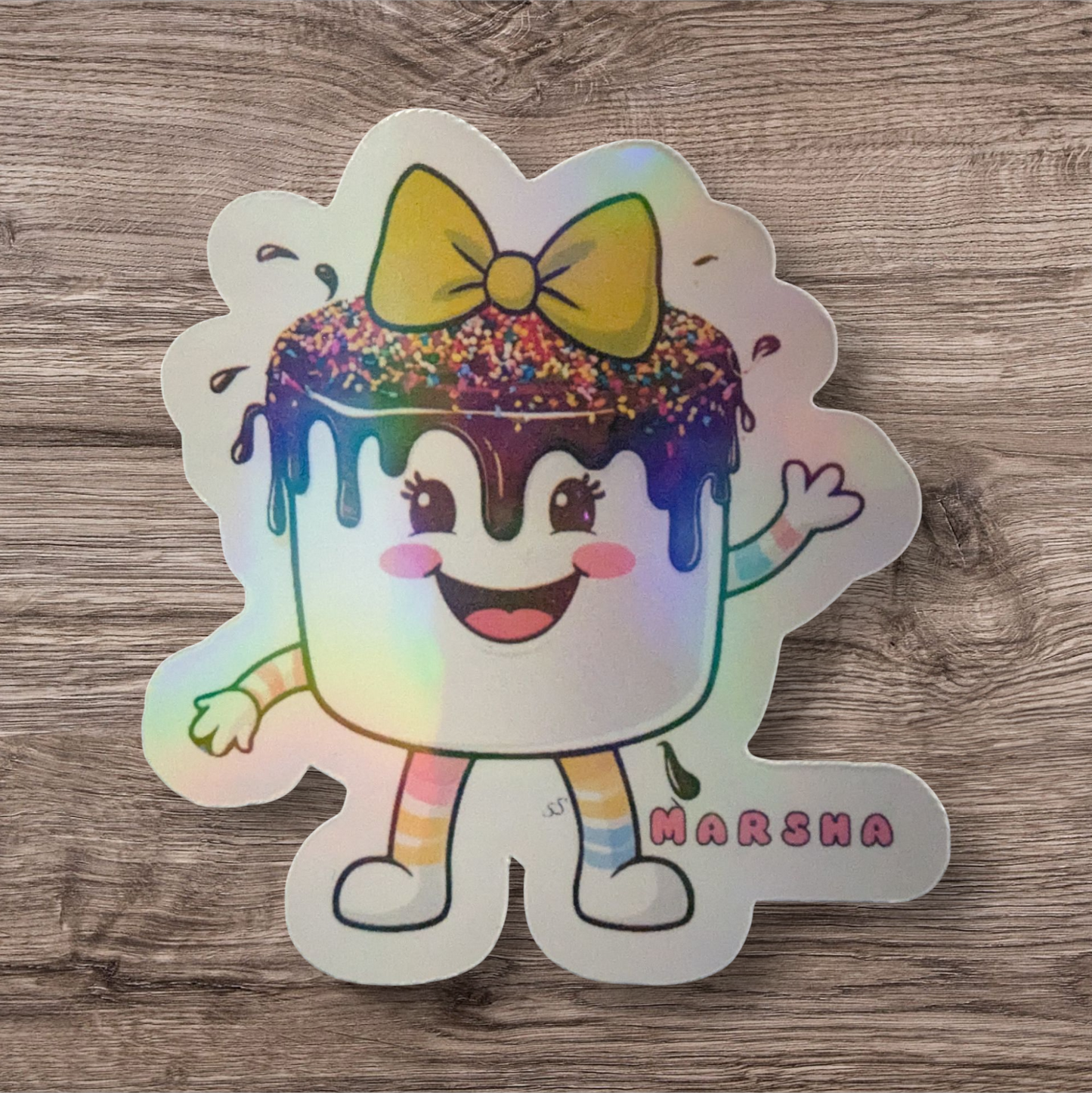 Sticker- Marsha-waving-ZELO
