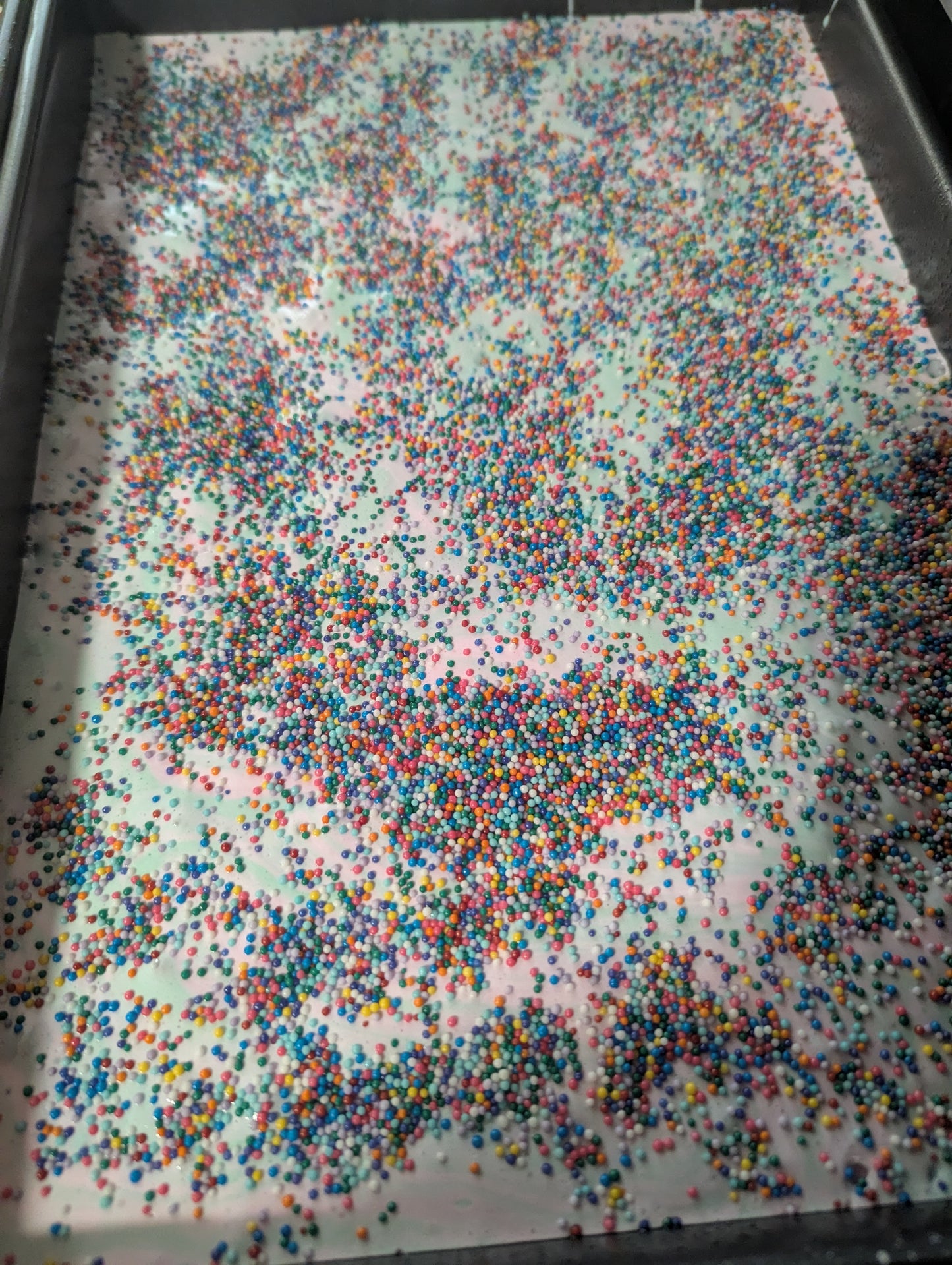 Bubblegum Homemade Marshmallow with Sprinkles