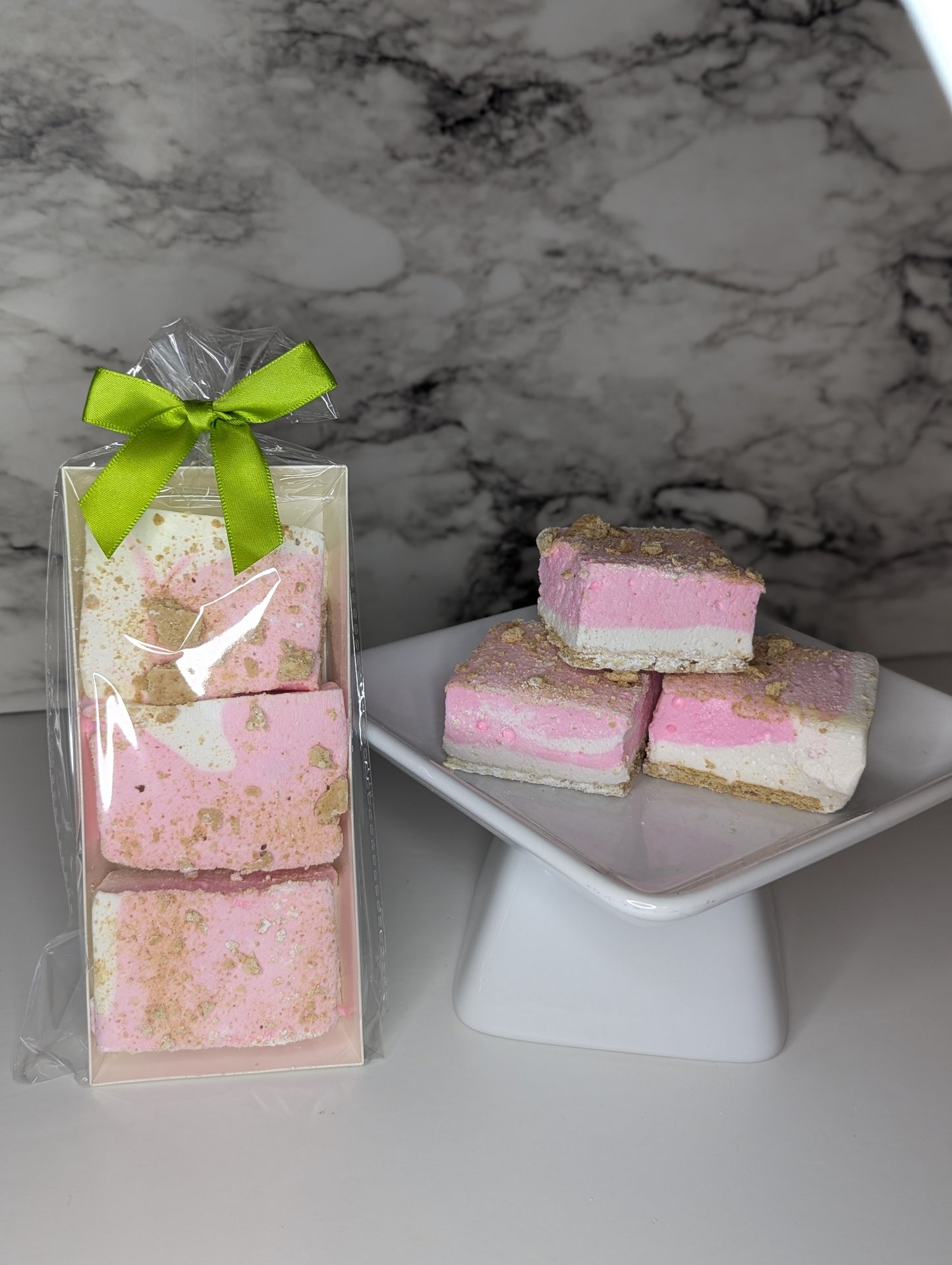 Strawberry Cheesecake Homemade Marshmallow