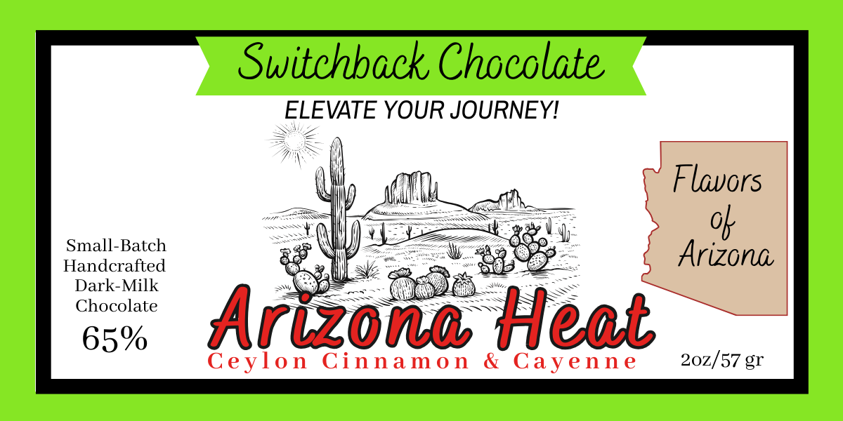 Arizona Heat Chocolate Bar (Ceylon Cinnamon & Cayenne)
