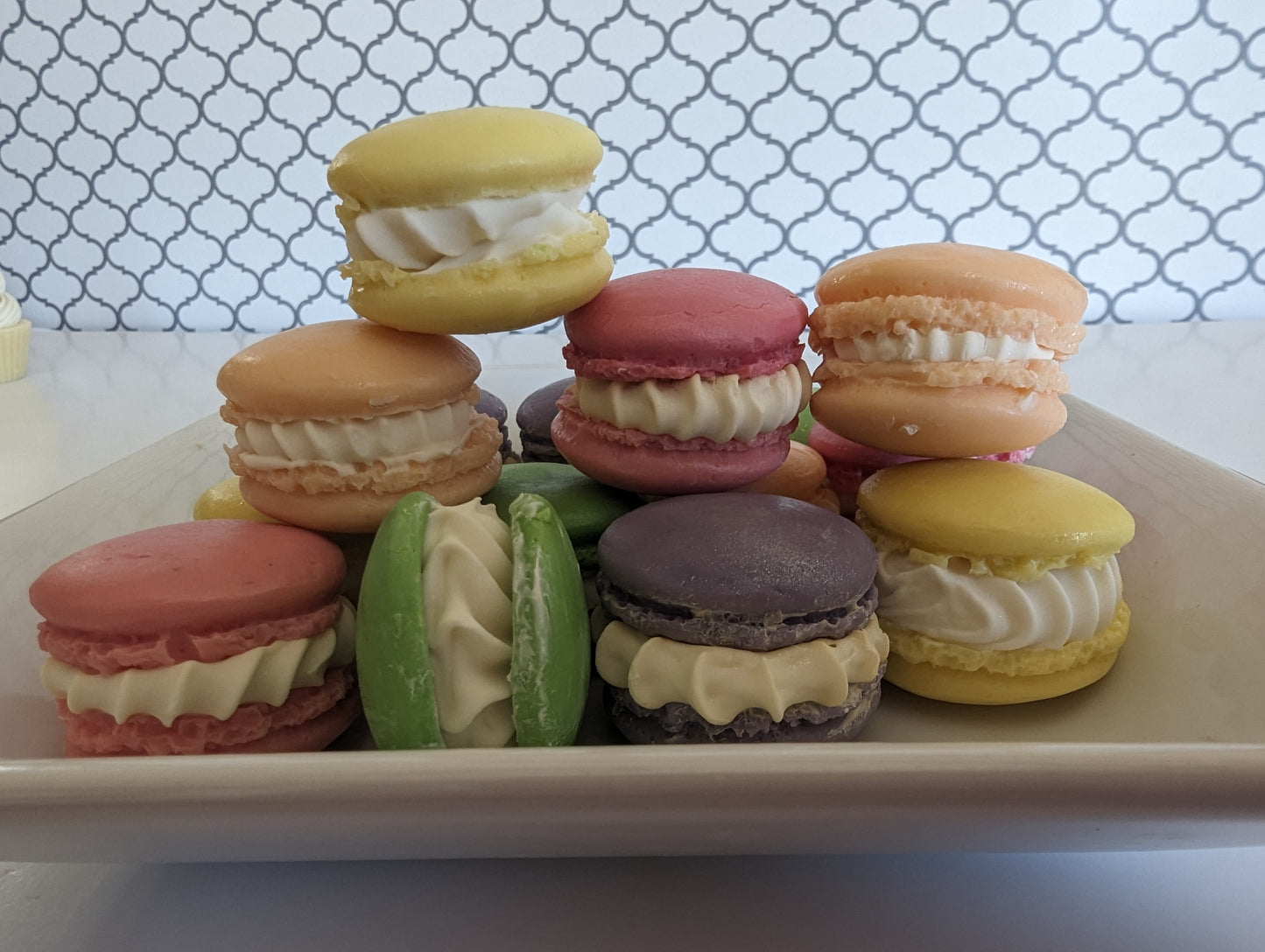 Macaron Soaps (4pk) Colorful and Fragrant