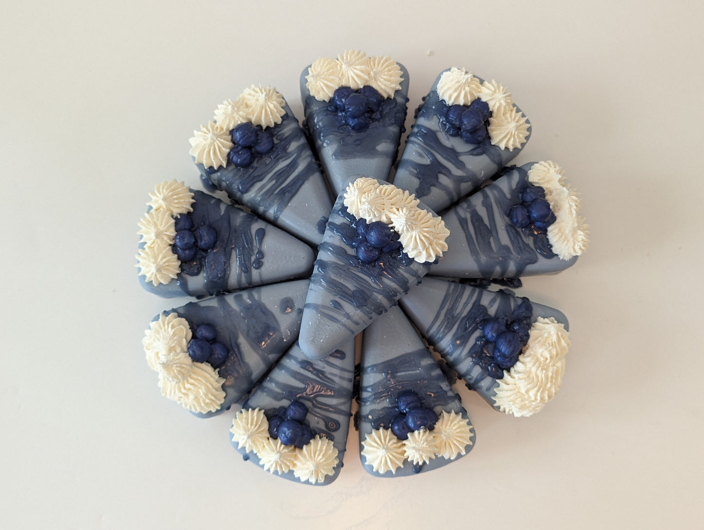 Blueberries & Cream Pie Soap Bar