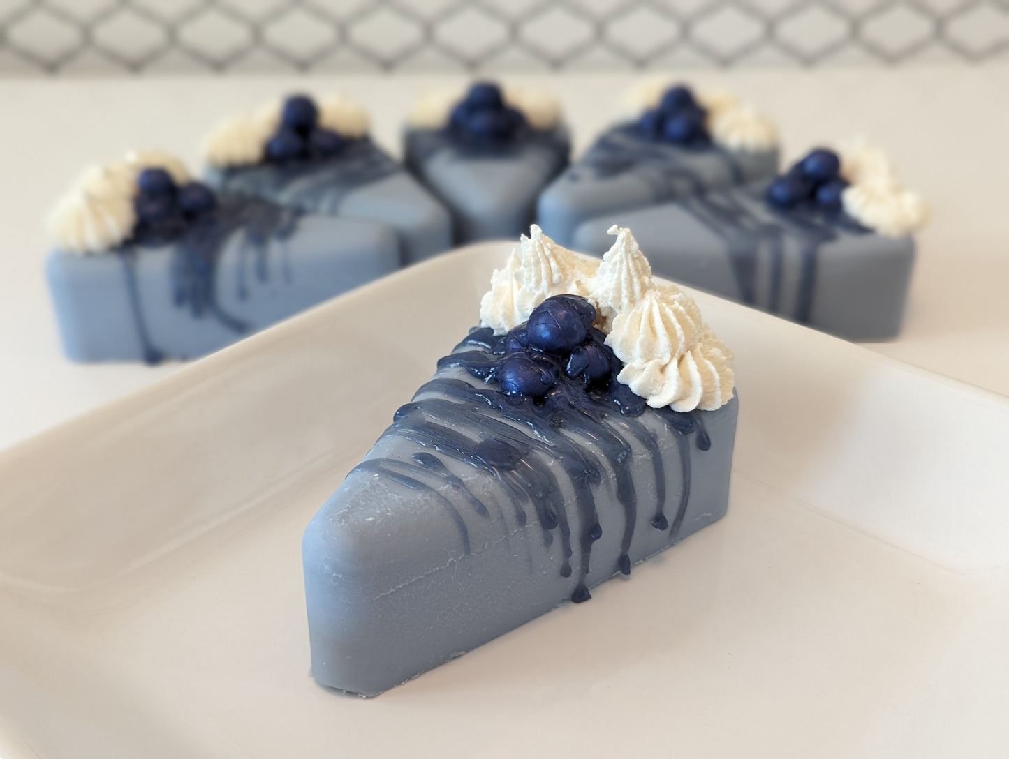 Blueberries & Cream Pie Soap Bar