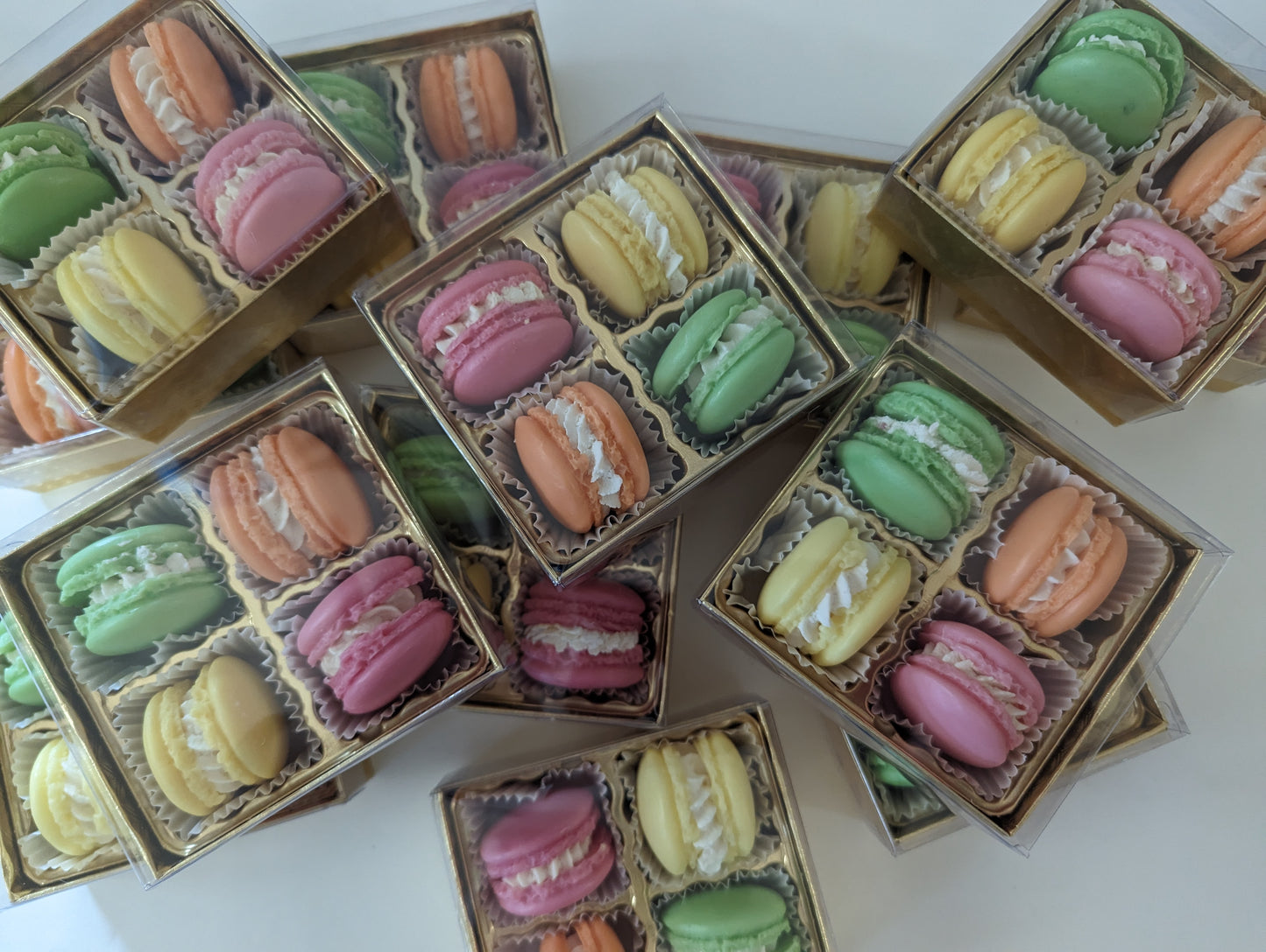 Macaron Soaps (4pk) Colorful and Fragrant