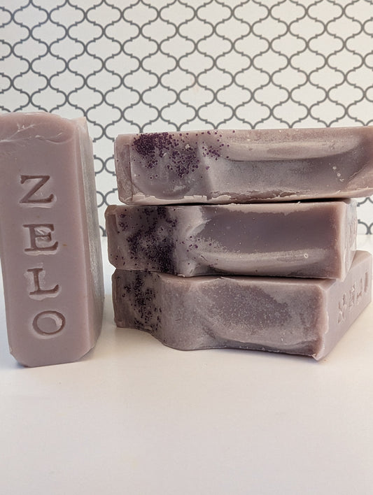 Lavender Fields with mint. Goats milk large bar