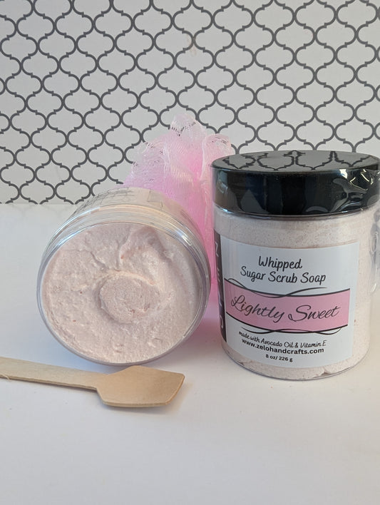 Lightly Sweet Whipped Sugar Soap Scrub