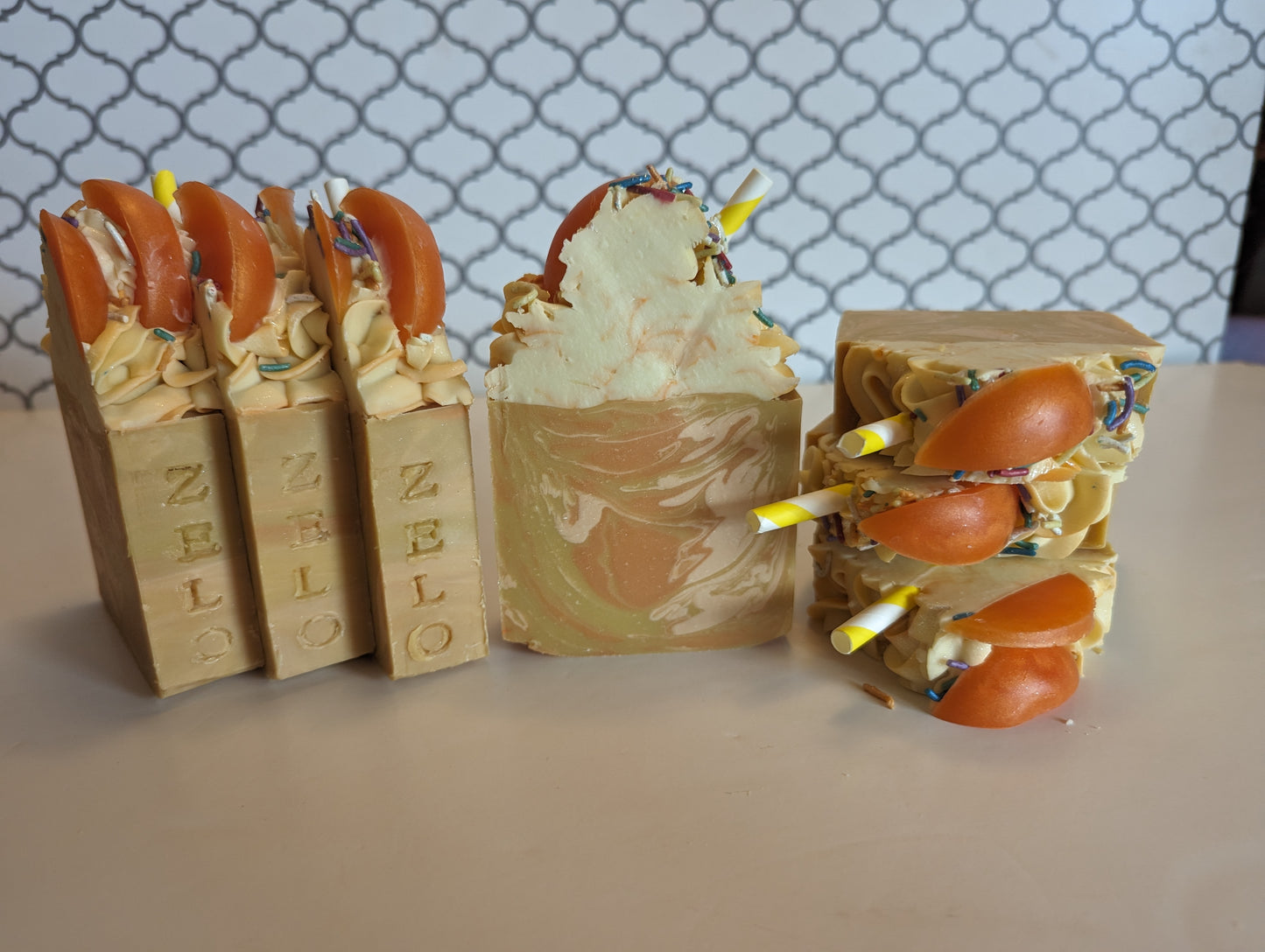 Peach & Pineapple Freezy Artisan Soap