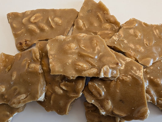 Handmade Peanut Brittle, Grandma's Recipe 8oz bag