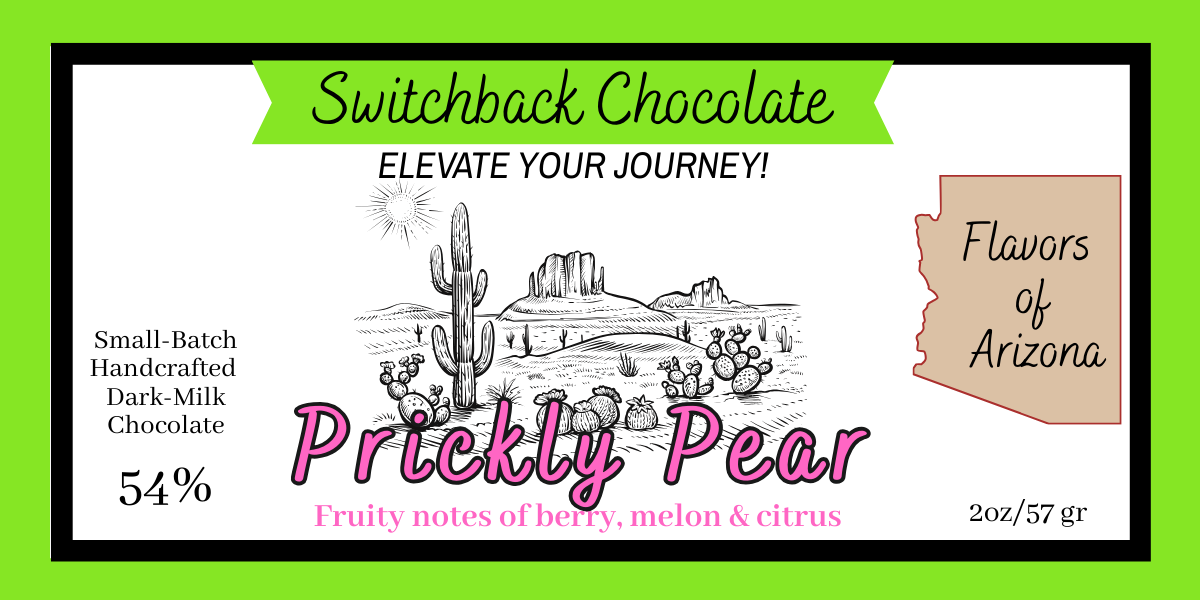 Prickly Pear Chocolate Bar