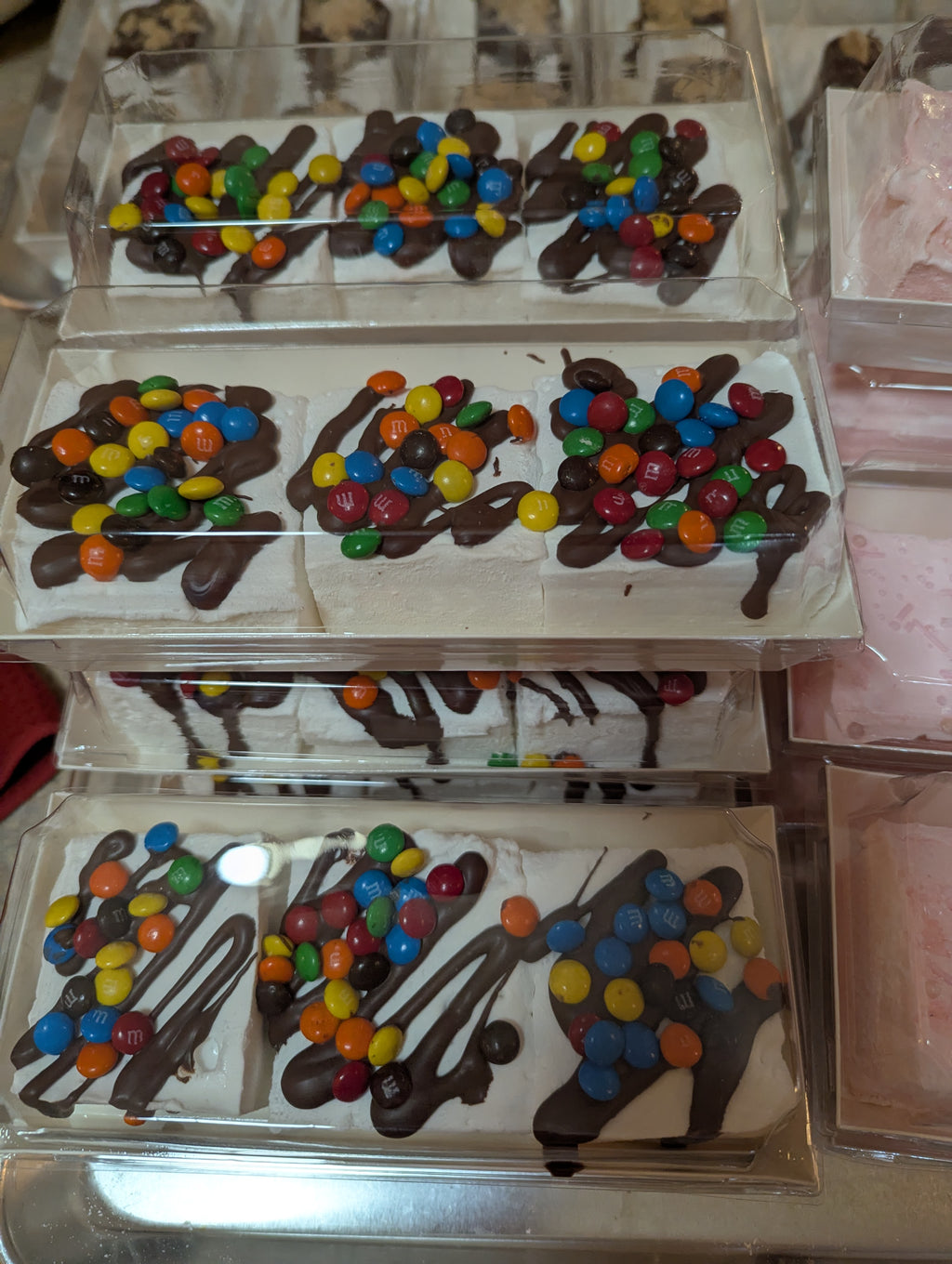 Mini Choco Candy on Classic Vanilla Homemade Marshmallow