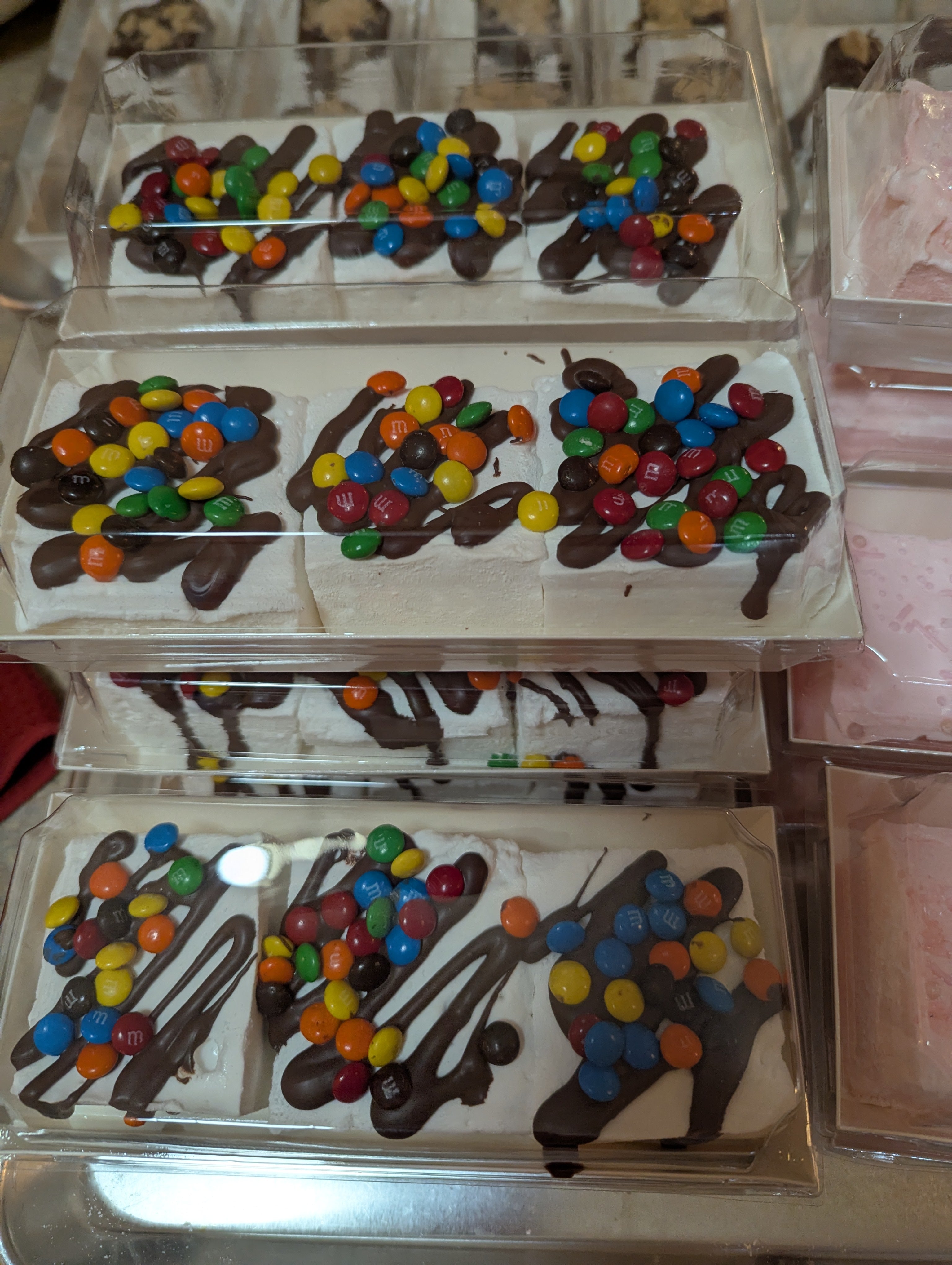 Mini Choco Candy on Classic Vanilla Homemade Marshmallow