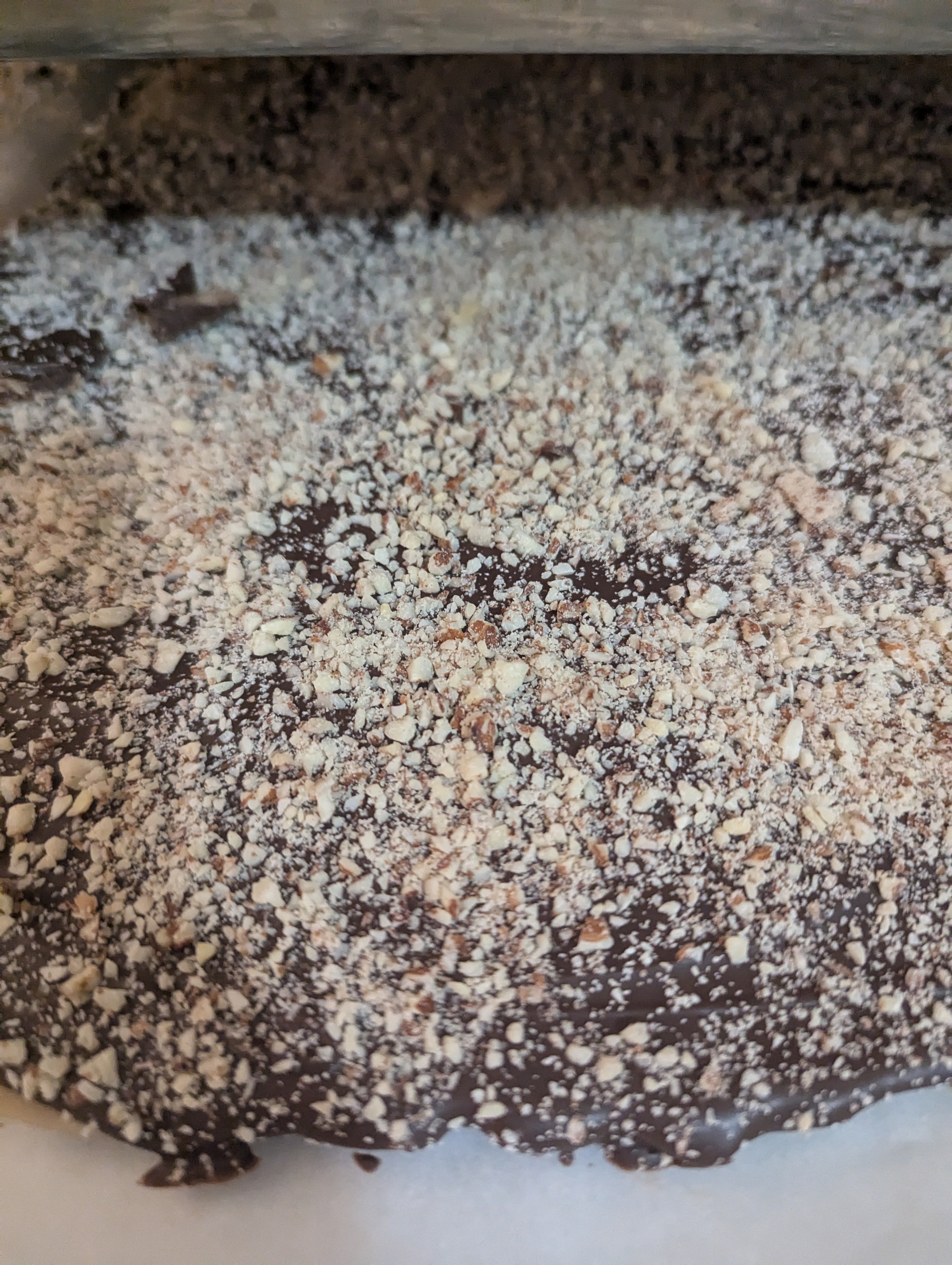 Chocolate Covered Almond Toffee Homemade in Small Batch