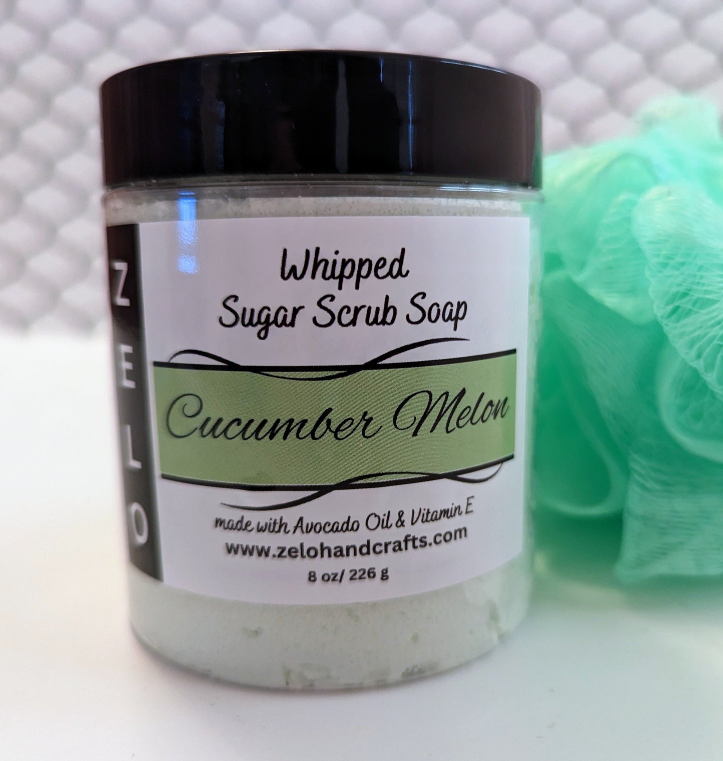 Cucumber Melon Spa Whipped Sugar Soap Scrub